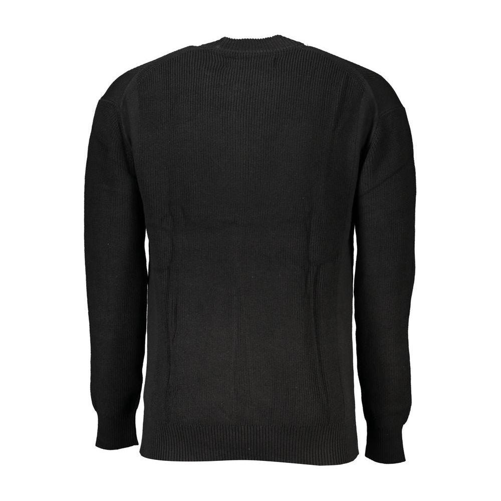 Calvin Klein Sleek Cotton Crew Neck Sweater with Contrast Details Calvin Klein