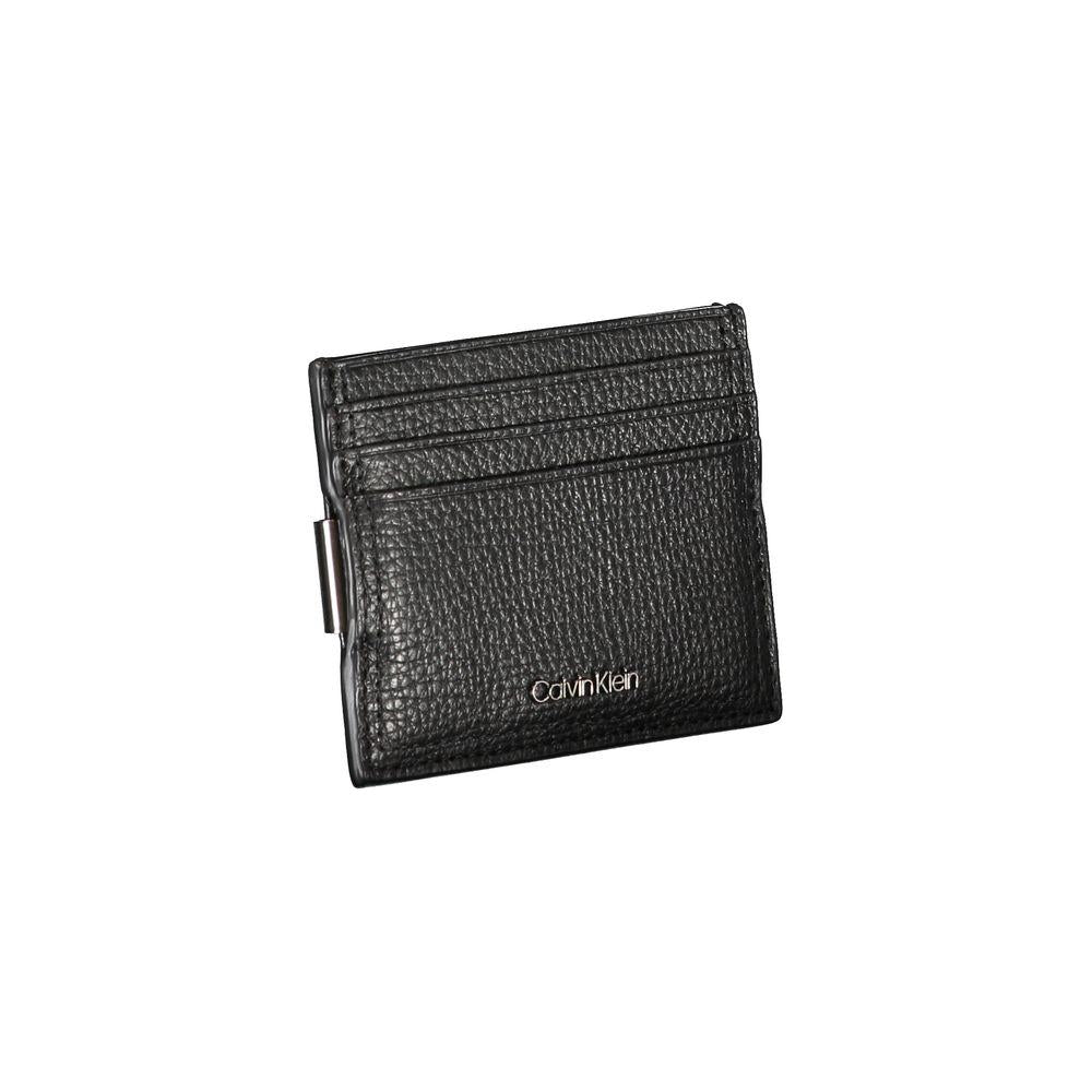 Calvin Klein Sleek Leather Card Holder with Money Clip Calvin Klein