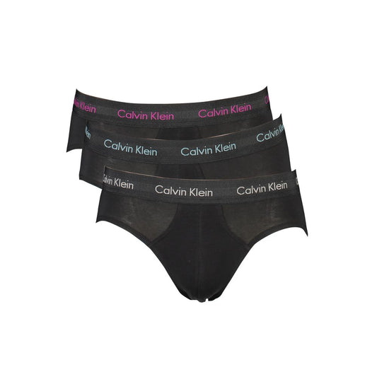 Calvin Klein Sleek Tri-Pack Men's Briefs with Contrast Details