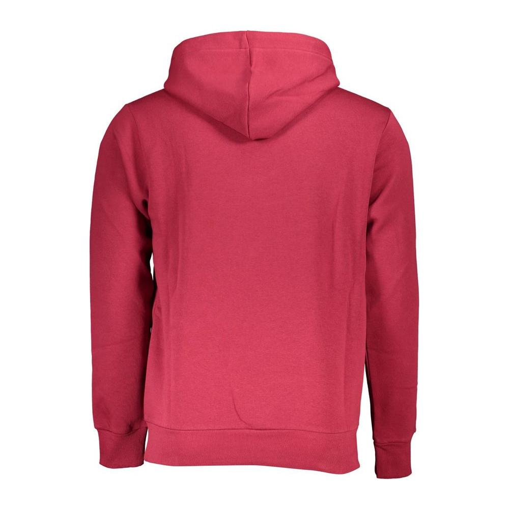 U.S. Grand Polo Chic Pink Hooded Sweatshirt with Embroidery Detail U.S. Grand Polo