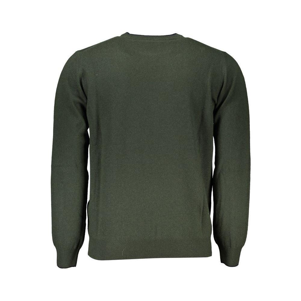 Harmont & Blaine Chic Green Crew Neck Designer Sweater Harmont & Blaine