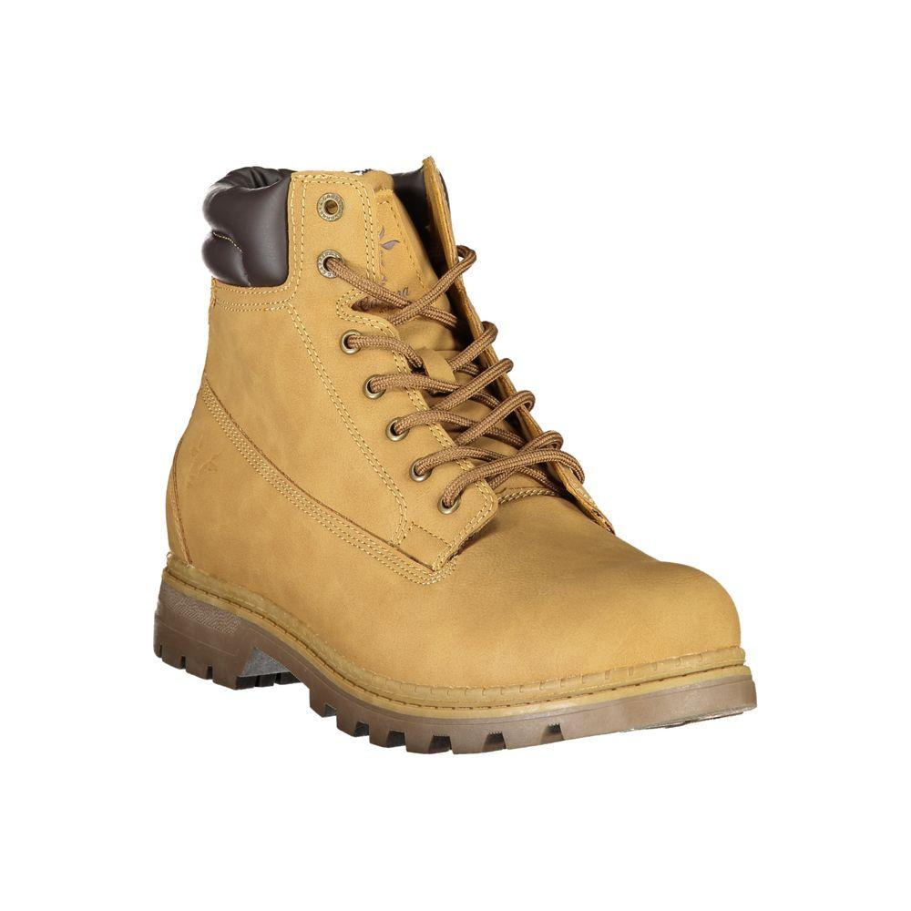 Carrera Vibrant Yellow Lace-Up Fashion Boots Carrera