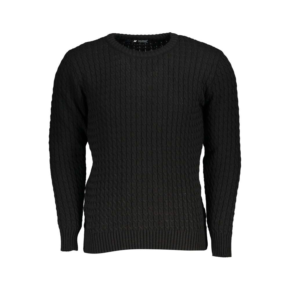 U.S. Grand Polo Twisted Crew Neck Classic Sweater U.S. Grand Polo