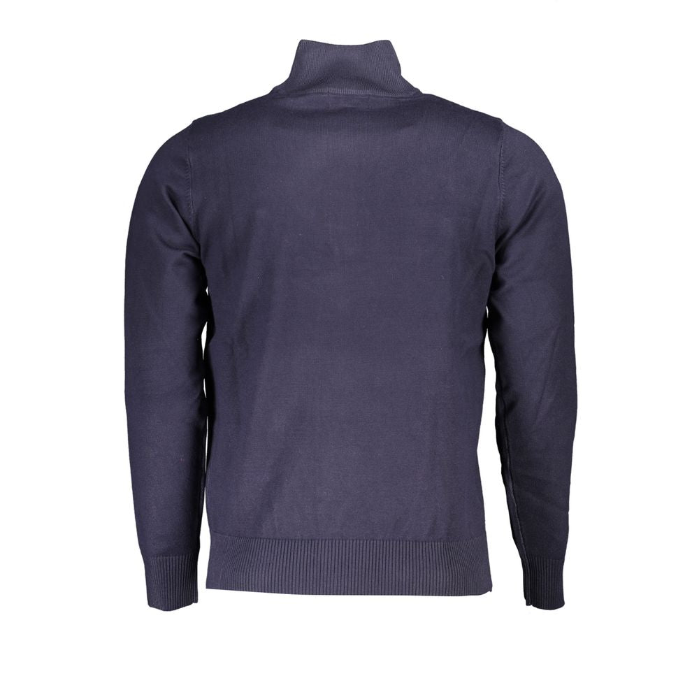 U.S. Grand Polo Chic Half-Zip Sweater with Elegant Embroidery U.S. Grand Polo