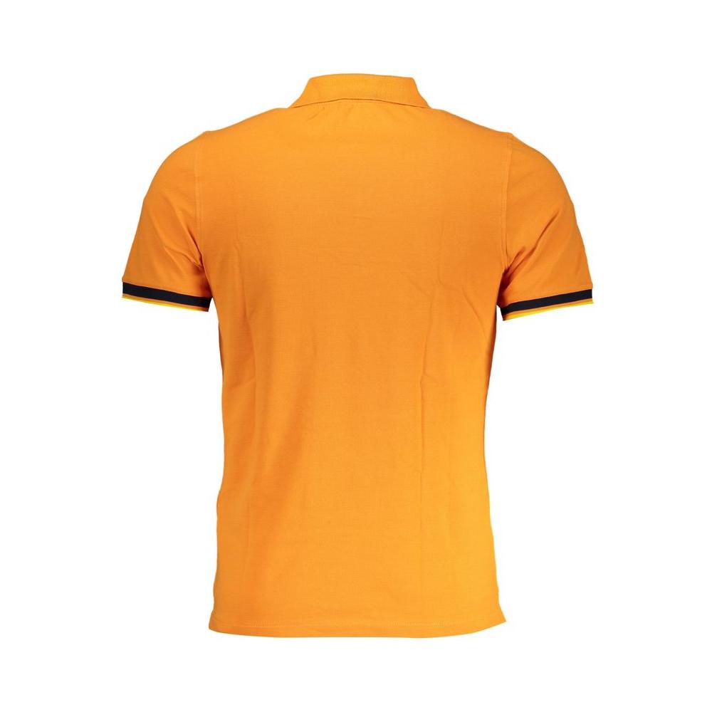 K-WAY Vibrant Orange Contrast Detail Polo K-WAY