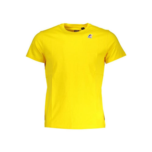 K-WAY Sunshine Yellow Crew Neck Cotton Tee K-WAY