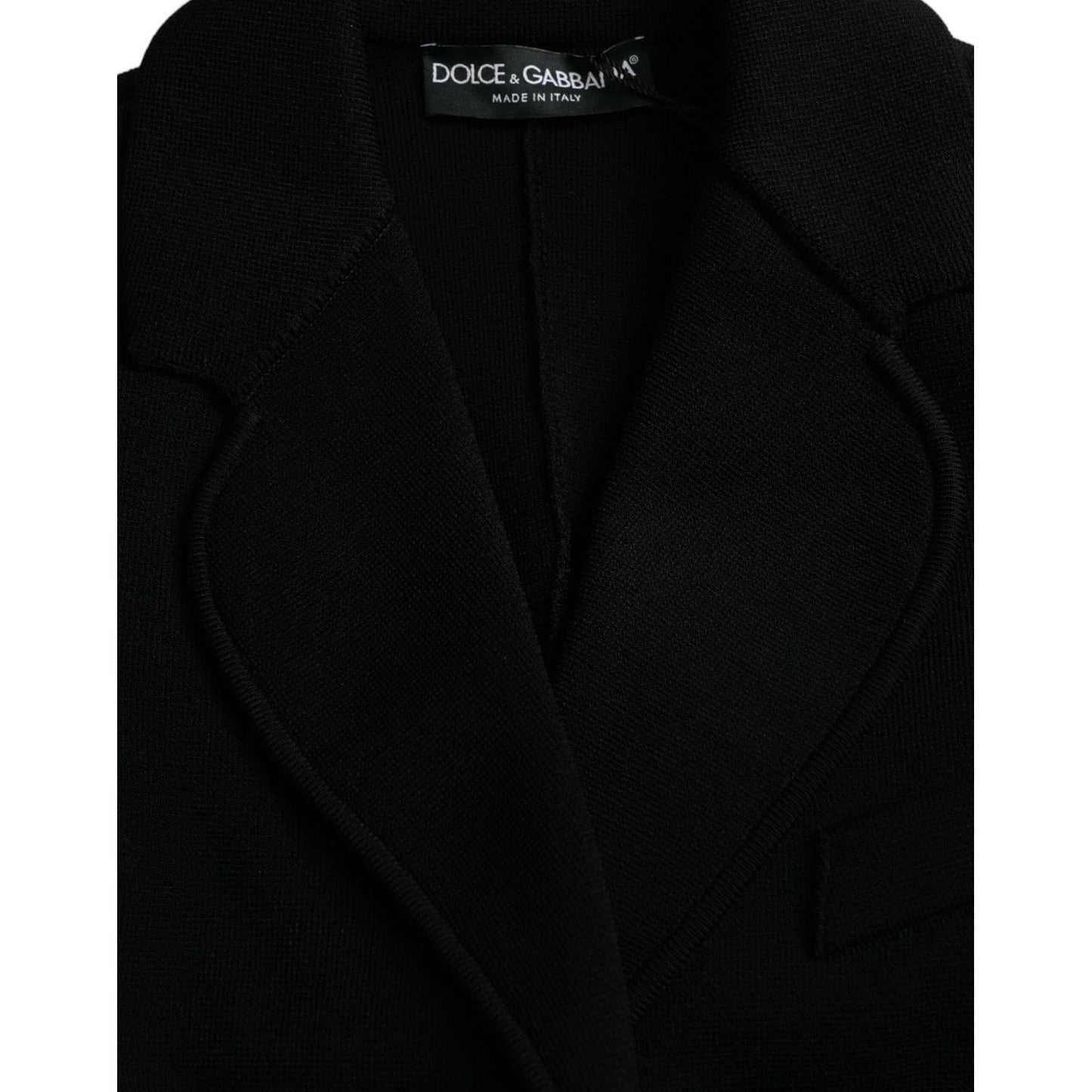 Dolce & Gabbana Elegant Black Designer Blazer for Women Dolce & Gabbana