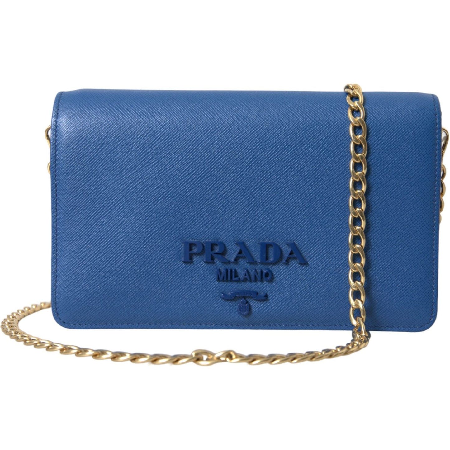 Prada Elegant Monogram Leather Sling Purse Prada