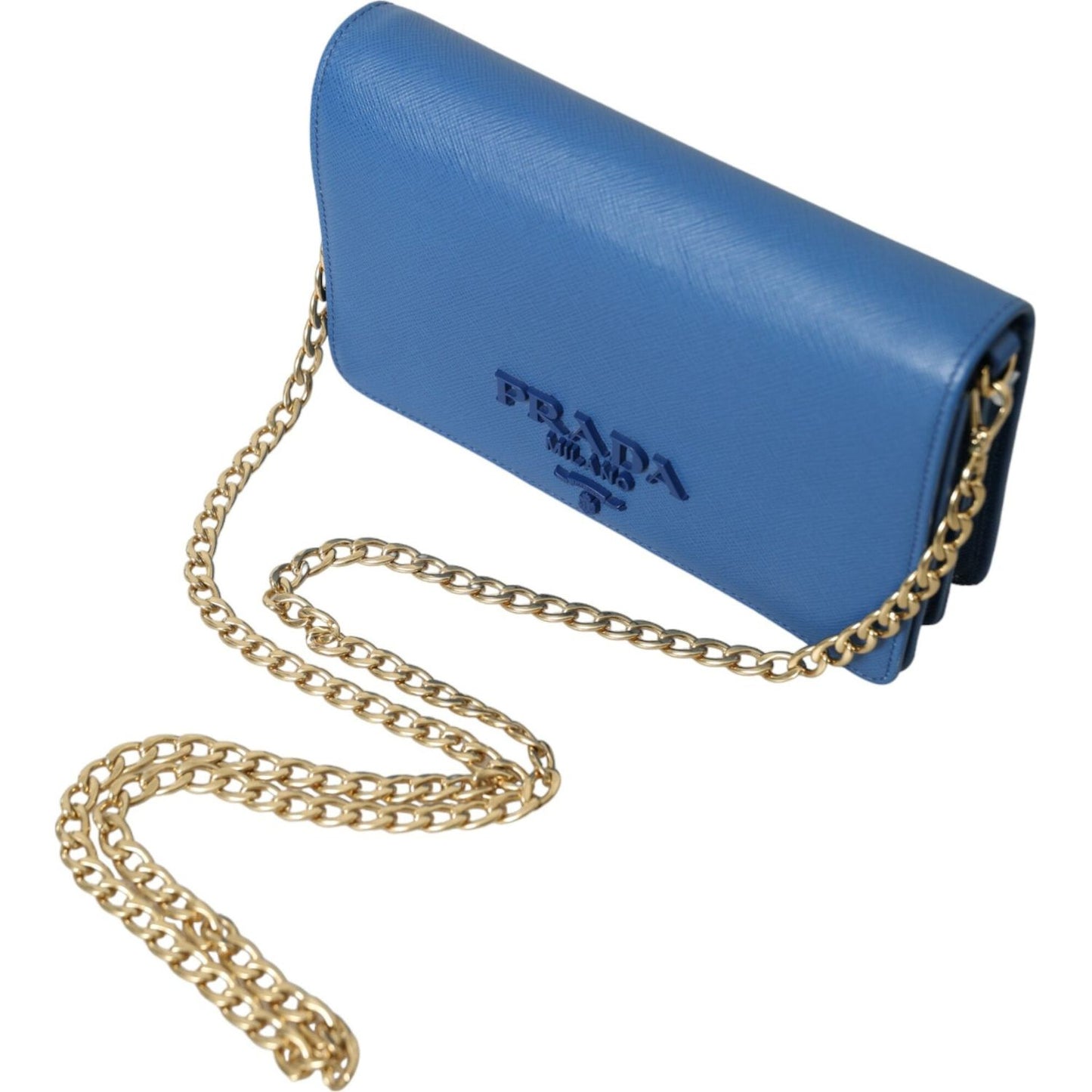 Prada Elegant Monogram Leather Sling Purse Prada