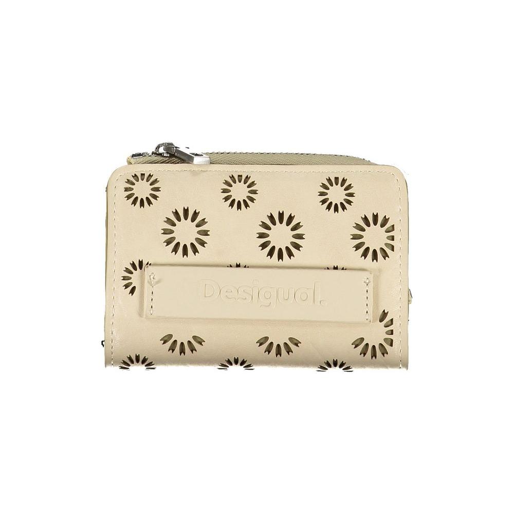 Desigual Beige Polyethylene Wallet Desigual