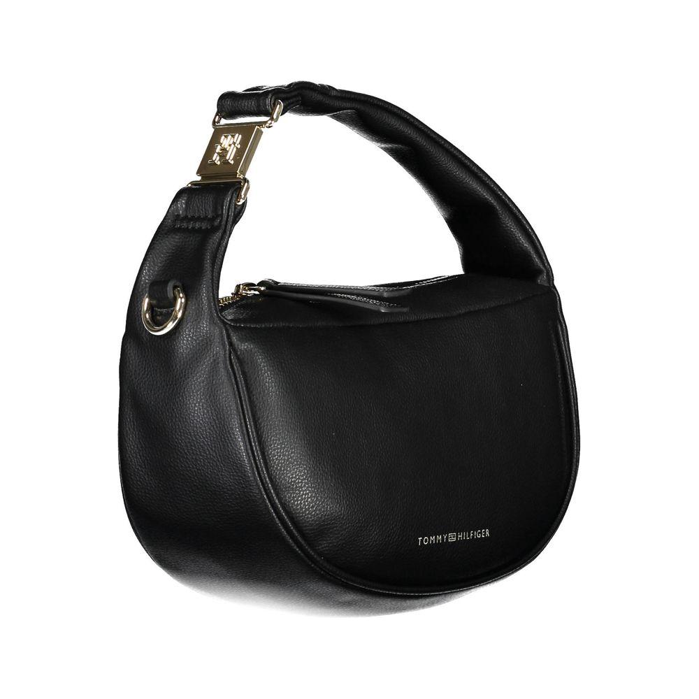 Tommy Hilfiger Black Polyester Handbag Tommy Hilfiger