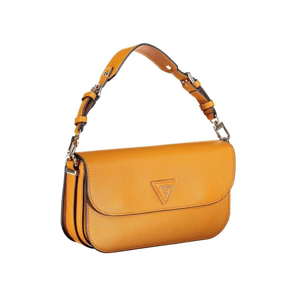 Guess Jeans Orange Polyethylene Handbag Guess Jeans