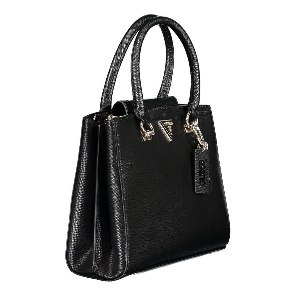 Guess Jeans Black Polyethylene Handbag Guess Jeans