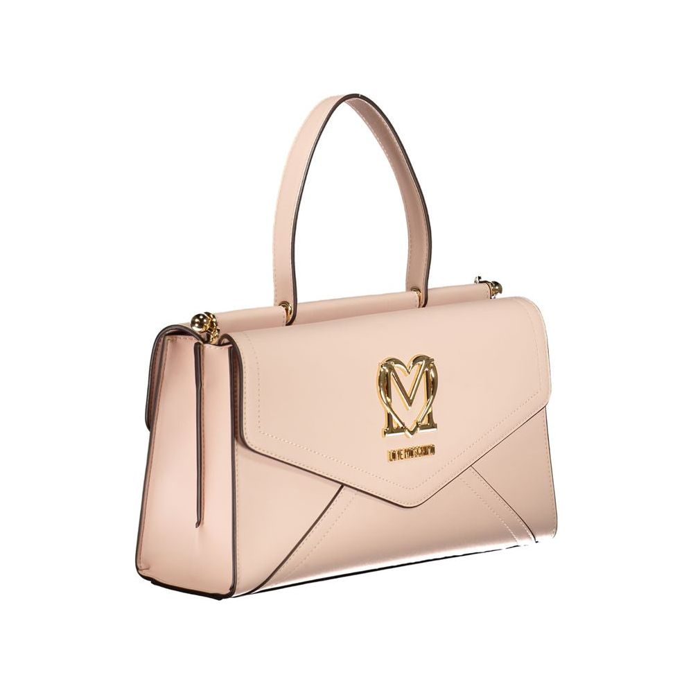 Love Moschino Pink Polyethylene Handbag Love Moschino