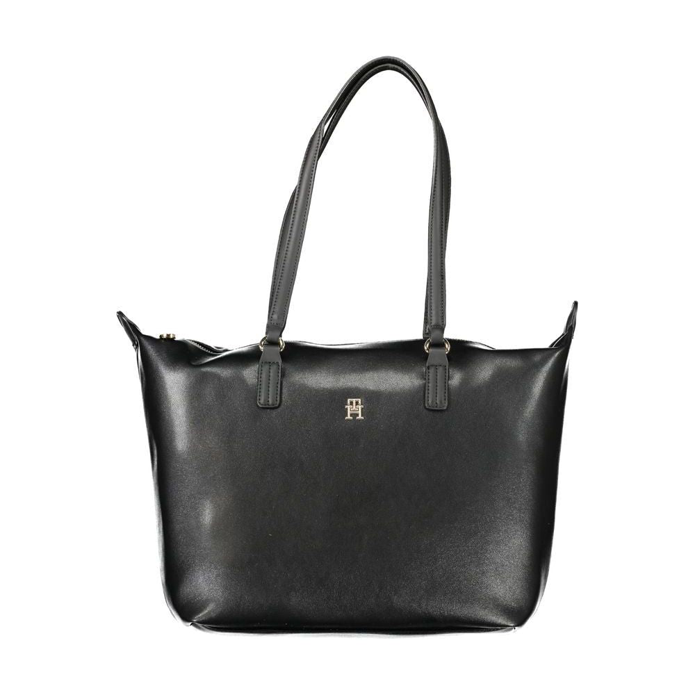 Tommy Hilfiger Black Polyester Handbag Tommy Hilfiger