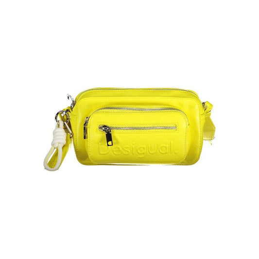 Desigual Yellow Polyethylene Handbag Desigual