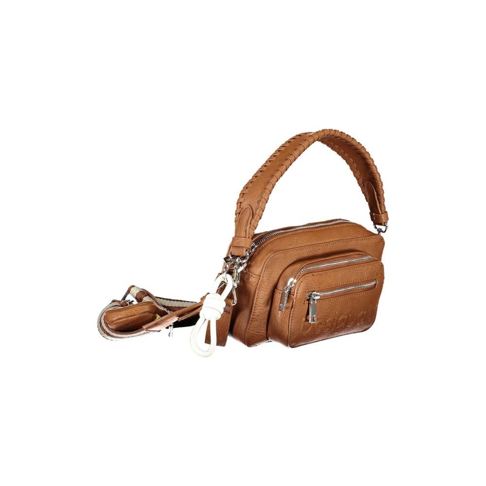 Desigual Brown Polyethylene Handbag Desigual