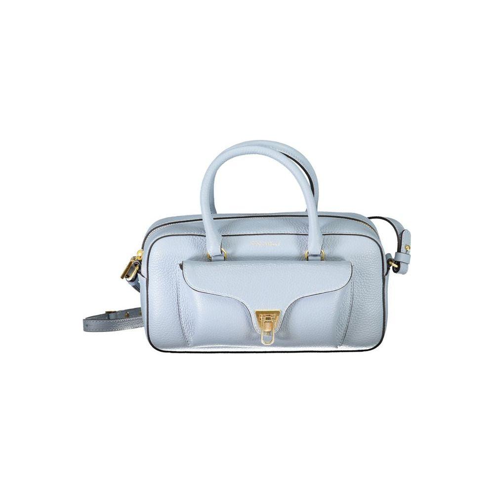 Coccinelle Light Blue Leather Handbag Coccinelle