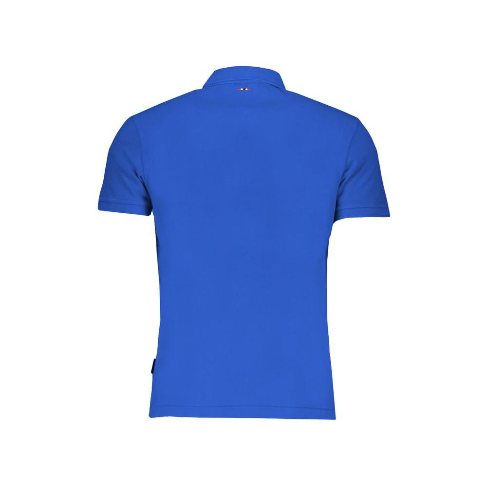 Napapijri Blue Cotton Polo Shirt Napapijri