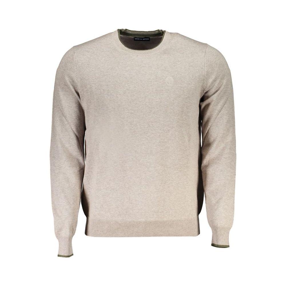 North Sails Beige Cotton Sweater North Sails