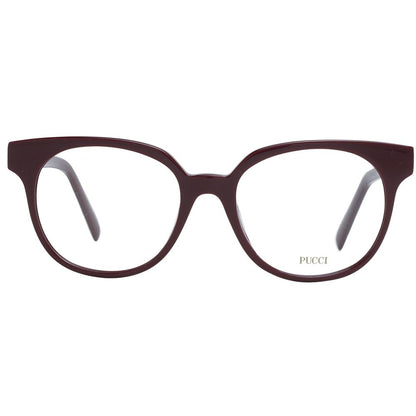 Emilio Pucci Burgundy Plastic Glasses (Frames)
