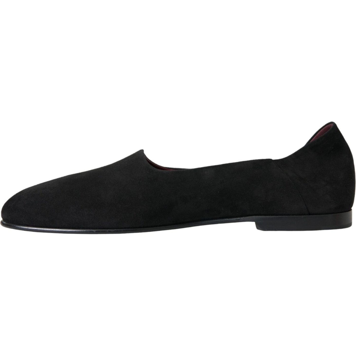 Dolce & Gabbana Black Suede Loafers Formal Dress Slip On Shoes Dolce & Gabbana