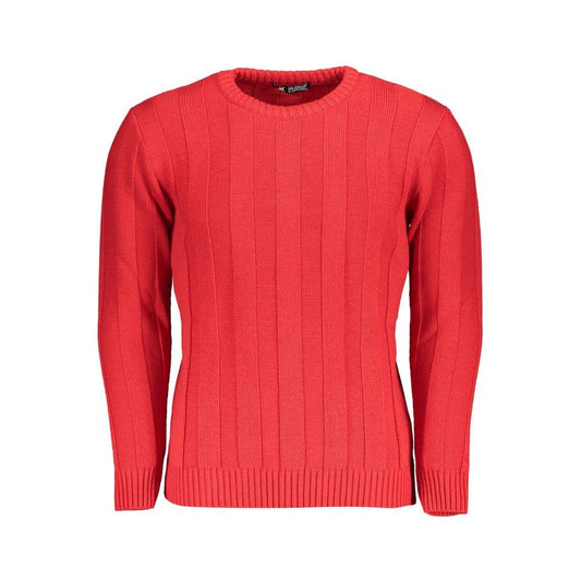 U.S. Grand Polo Red Fabric Sweater U.S. Grand Polo