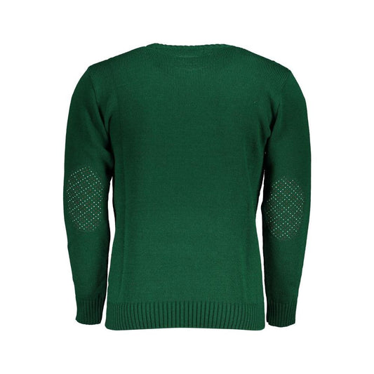 U.S. Grand Polo Green Fabric Sweater U.S. Grand Polo