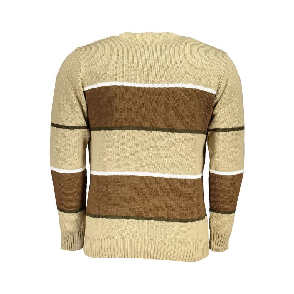 U.S. Grand Polo Beige Fabric Sweater U.S. Grand Polo