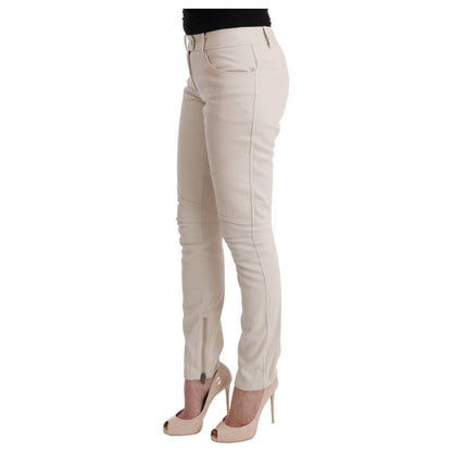 Ermanno Scervino White Slim Fit Casual Jeans