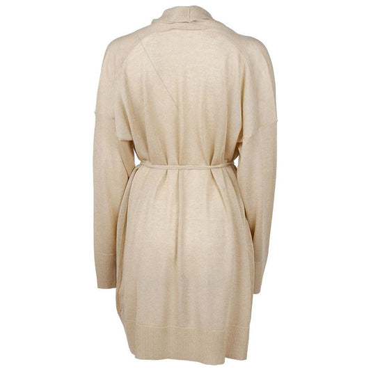 Alpha Studio Beige Viscose Dress Alpha Studio