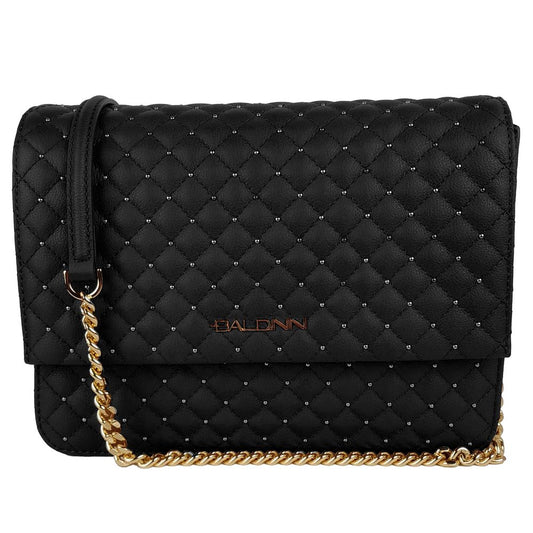 Baldinini Trend Elegant Quilted Calfskin Shoulder Bag Baldinini Trend