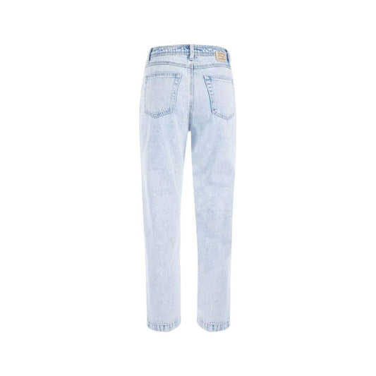 Yes Zee Light Blue Cotton Women Jeans Yes Zee