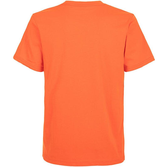 Fred Mello Orange Cotton Men T-Shirt Fred Mello