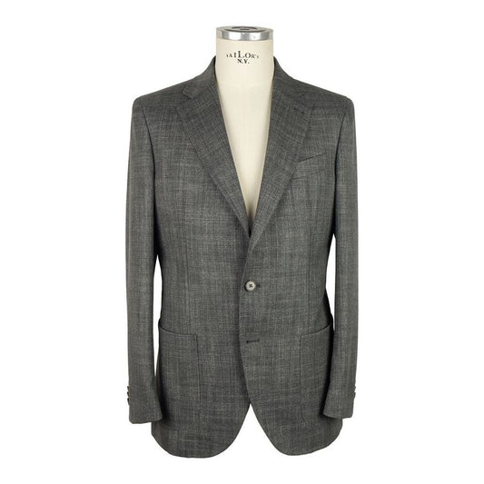 Emilio Romanelli Elegant Summer Wool-Linen Men's Jacket Emilio Romanelli