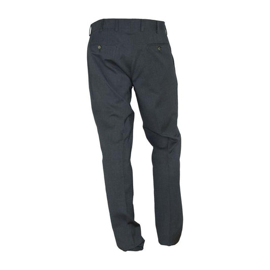 Made in Italy Elegant Italian Gray Trousers Made in Italy