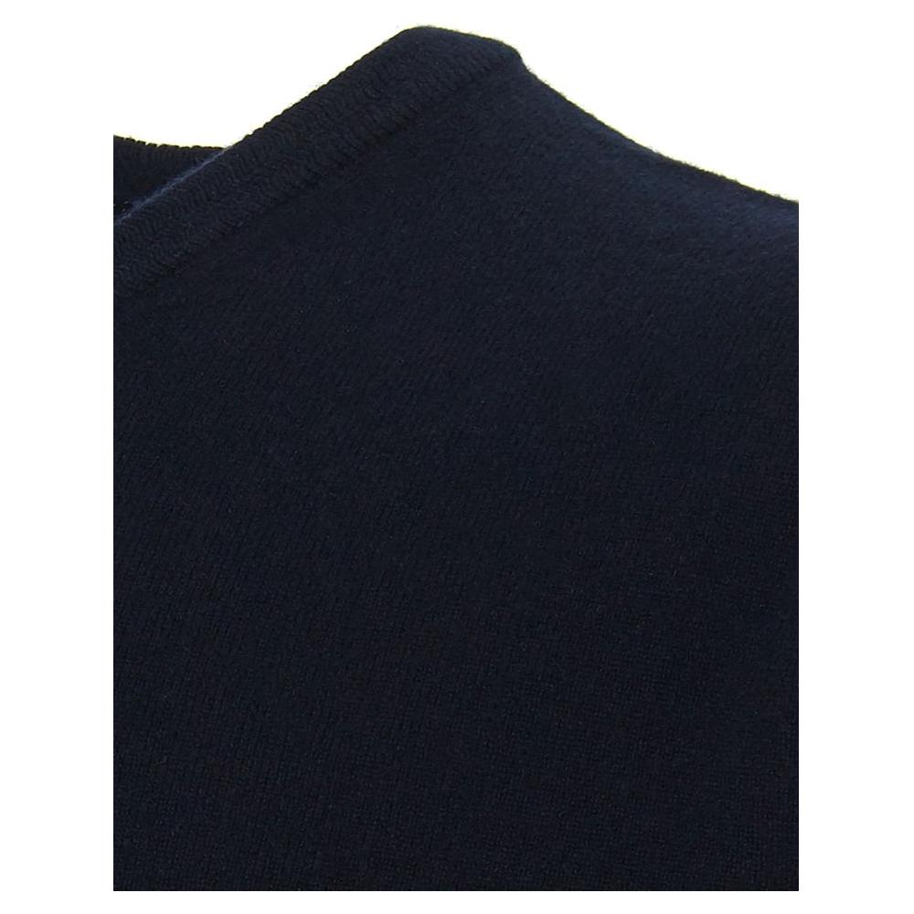 Colombo Elegant Cashmere Blue Sweater for Men Colombo