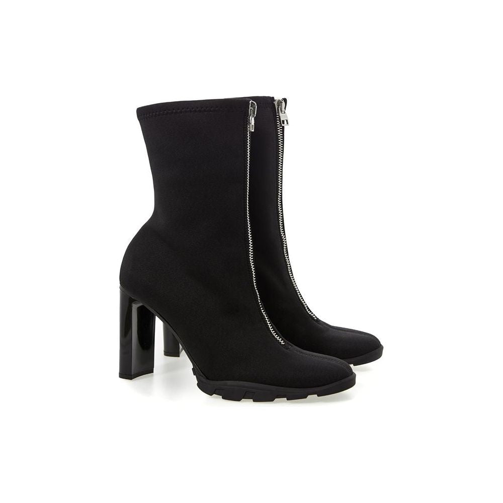 Alexander McQueen Sleek Neoprene Leather Boots Alexander McQueen