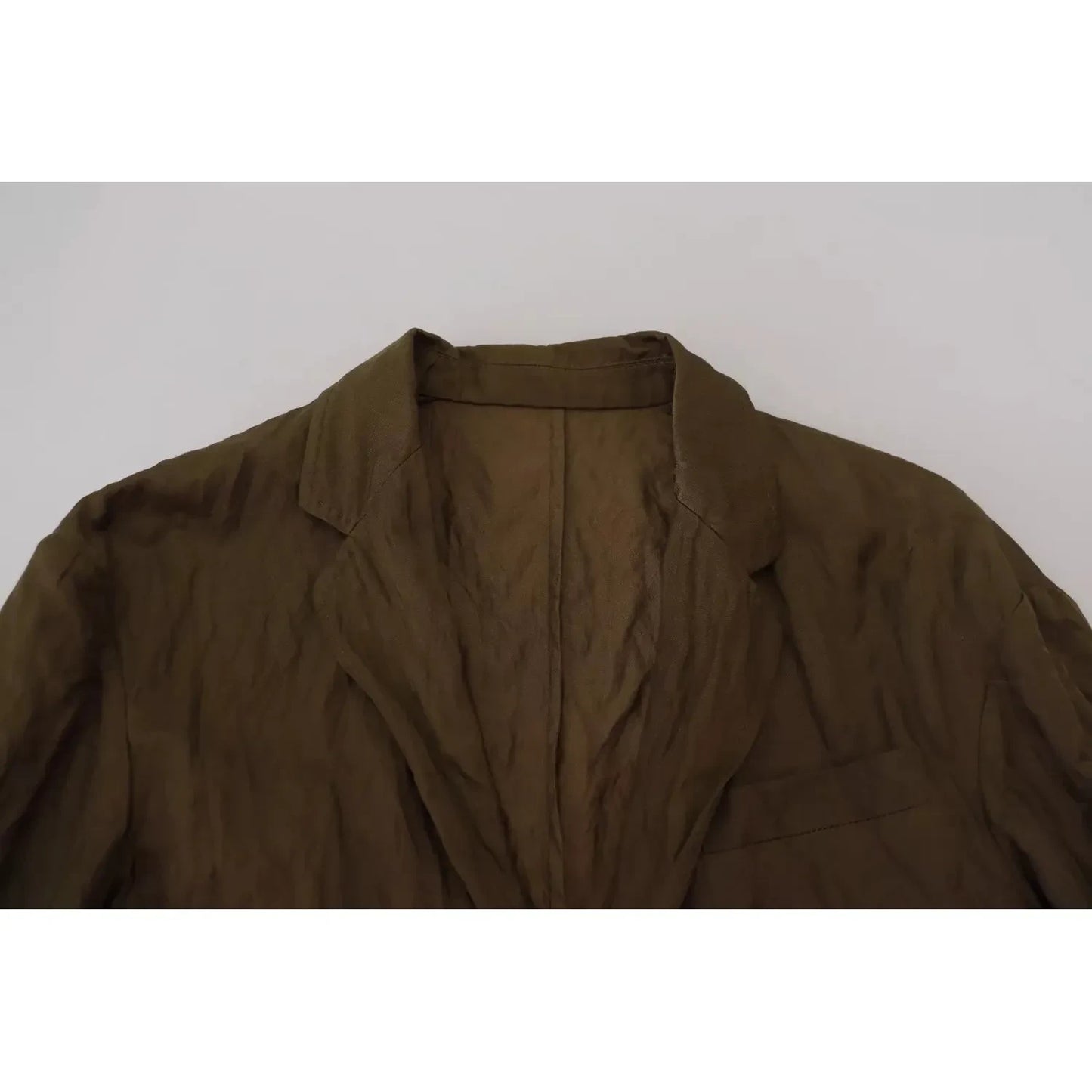 Dsquared² Green Single Breasted Men Coat Blazer Jacket Dsquared²