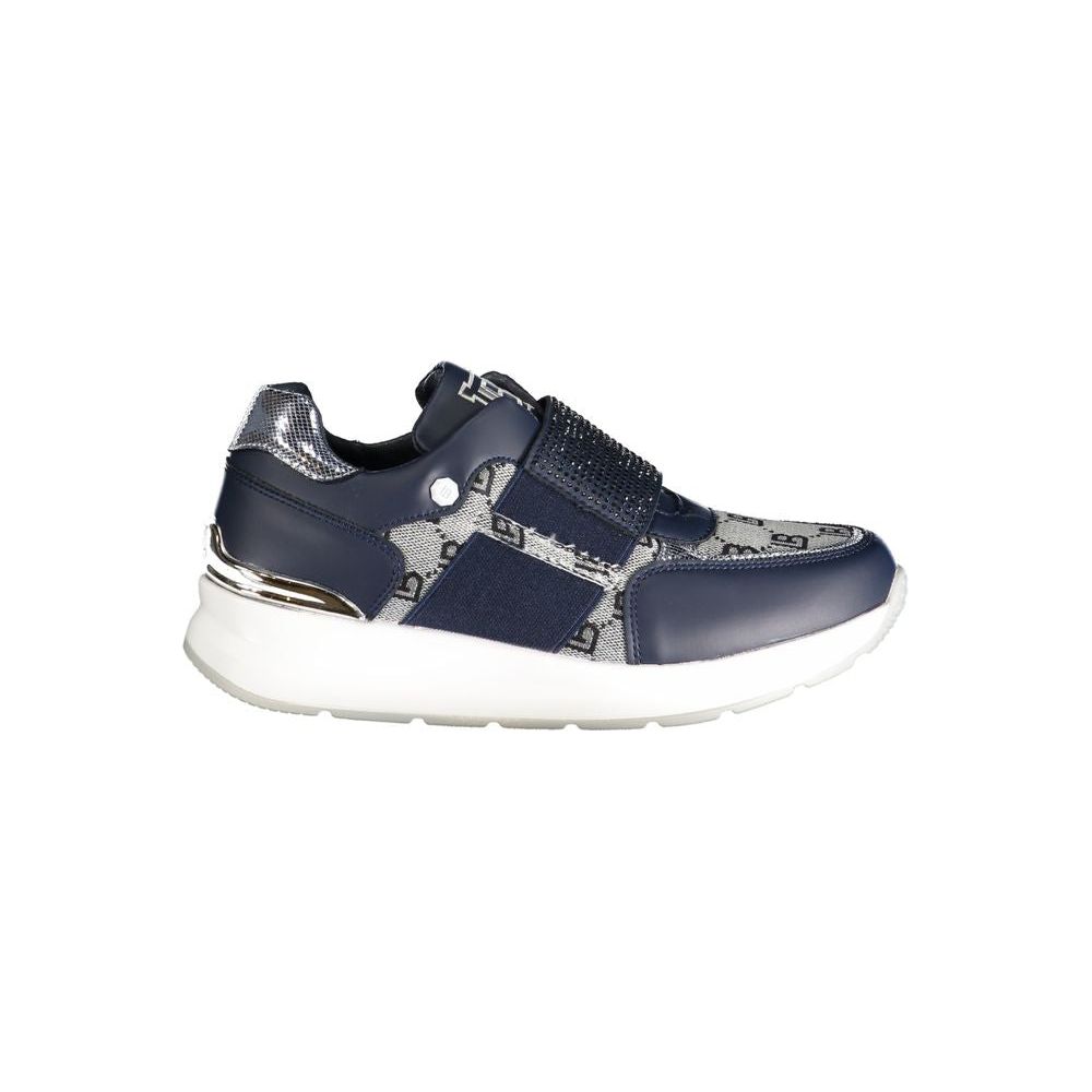 Laura Biagiotti Blue Polyester Sneaker Laura Biagiotti