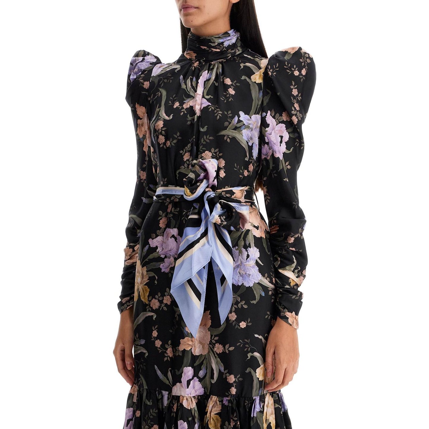 Zimmermann eden midi dress with floral print