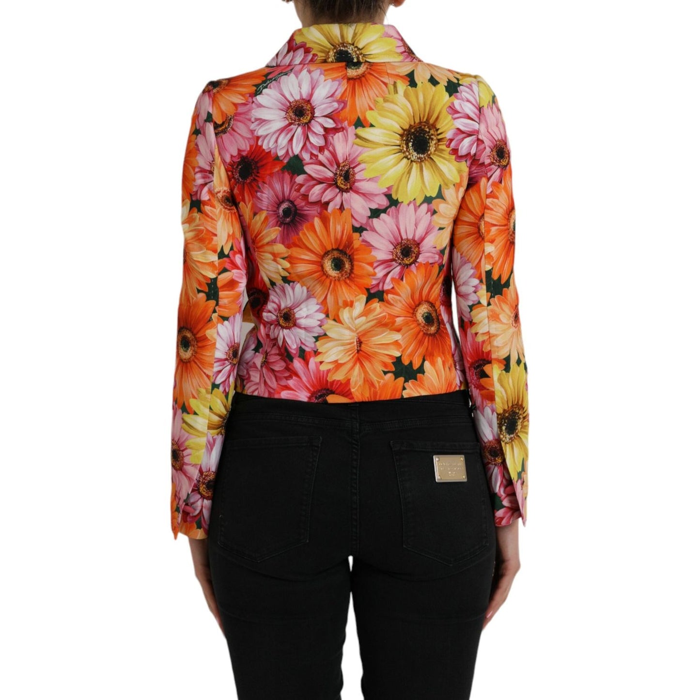 Dolce & Gabbana Multicolor Floral Brocade Blazer Coat Jacket Dolce & Gabbana