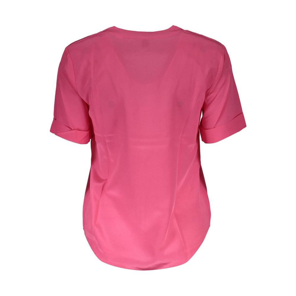 Gant Pink Silk Tops & T-Shirt Gant