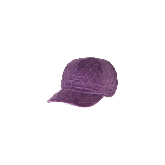 Denny Rose Purple Cotton Hat Denny Rose