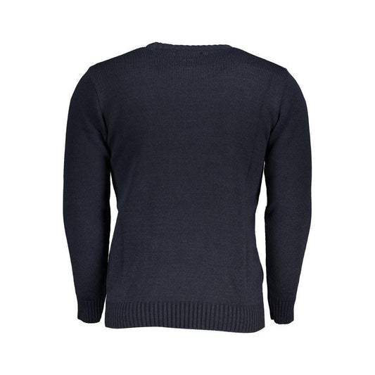 U.S. Grand Polo Blue Acrylic Sweater U.S. Grand Polo