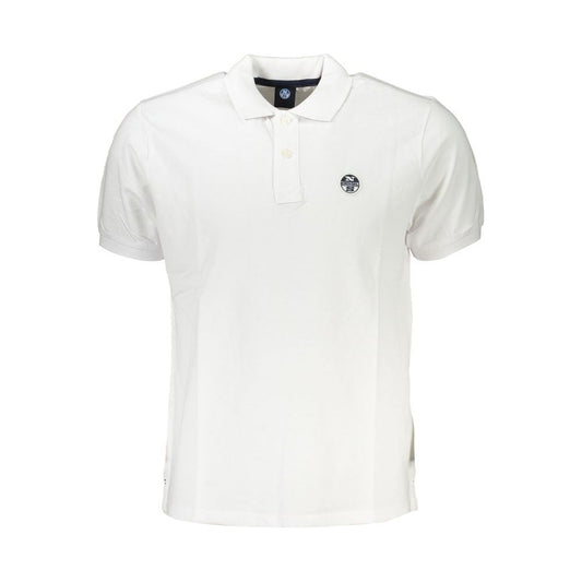 White Cotton Polo Shirt