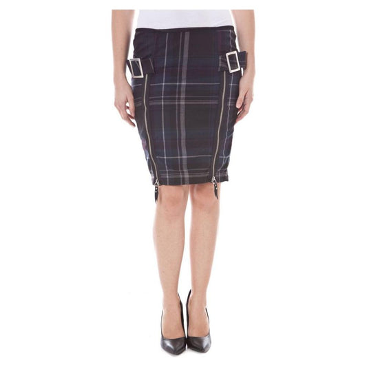 Datch Blue Polyester Skirt Datch