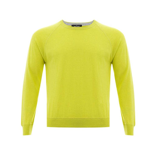 Gran Sasso Sunny Yellow Italian Cotton Sweater Gran Sasso