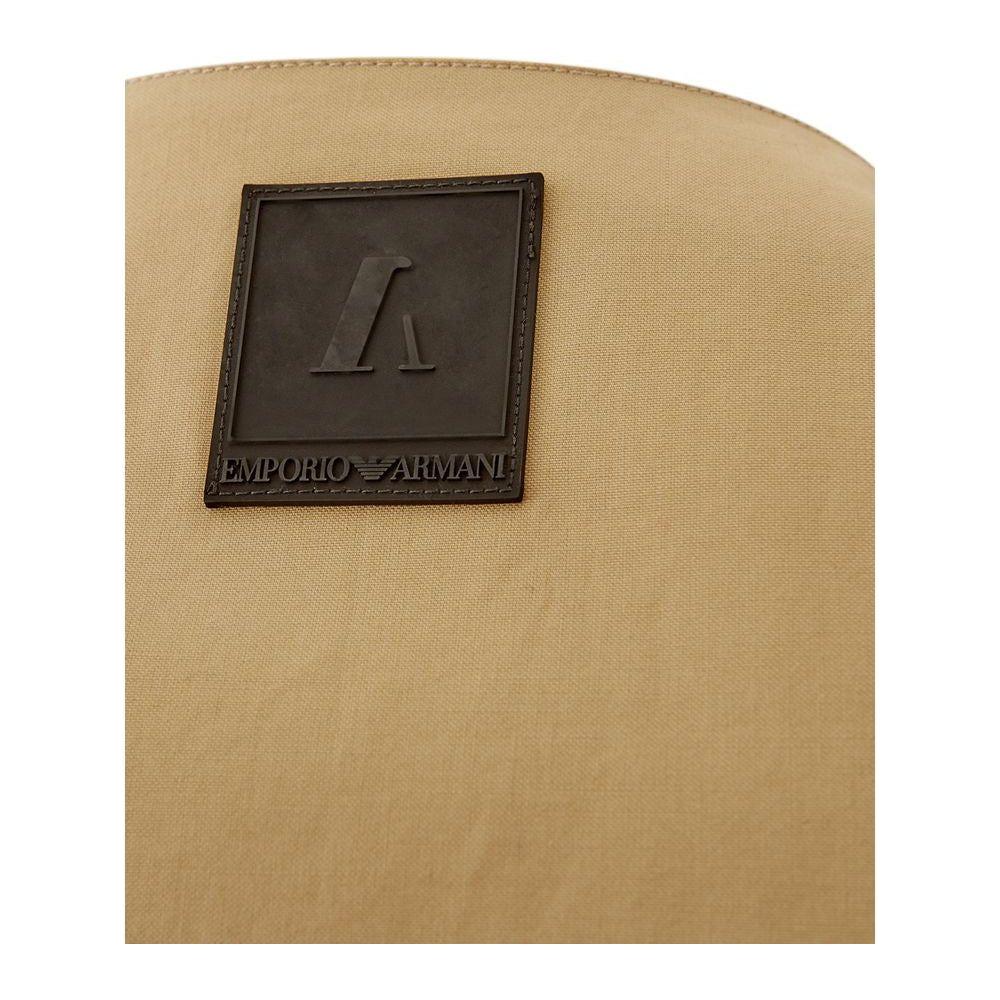 Emporio Armani Elegant Cotton Brown Shirt for Men Emporio Armani