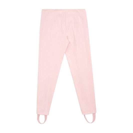 Lardini Elegant Pink Viscose Pants for Chic Style Lardini